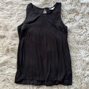 NWT Universal Thread black strap cut out tank top size S